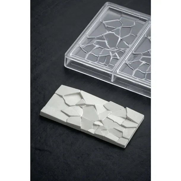 HX549 Pavoni Crush By Fiorani Chocolate Bar Mould 275x175mm