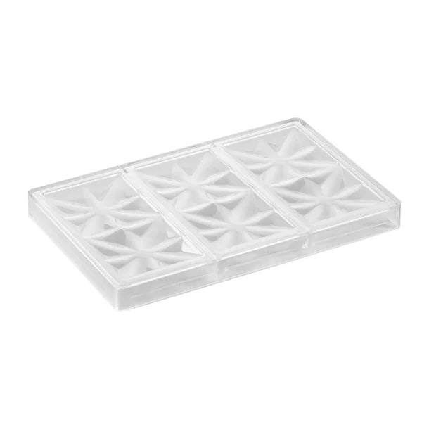 HX551 Pavoni Edelweiss By Vallee Chocolate Bar Mould 275x 75mm