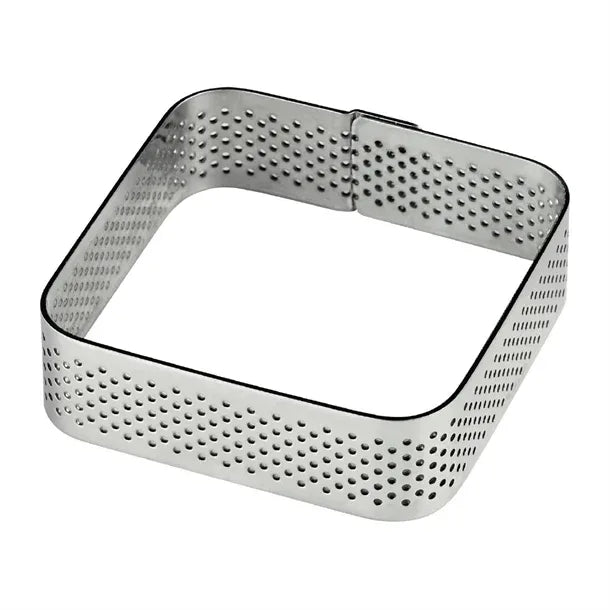 HX558 Pavoni Square Stainless Steel Mould 65x65mm