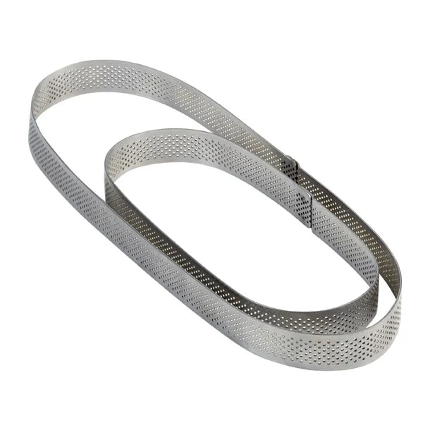 HX562 Pavoni Oval Stainless Steel Mould 290x90x35mm