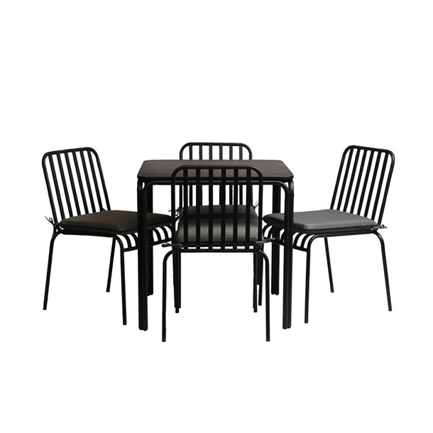 HX564 Tenby Outdoor Dining Set in Onyx (Pack of 2 Dining Sets)