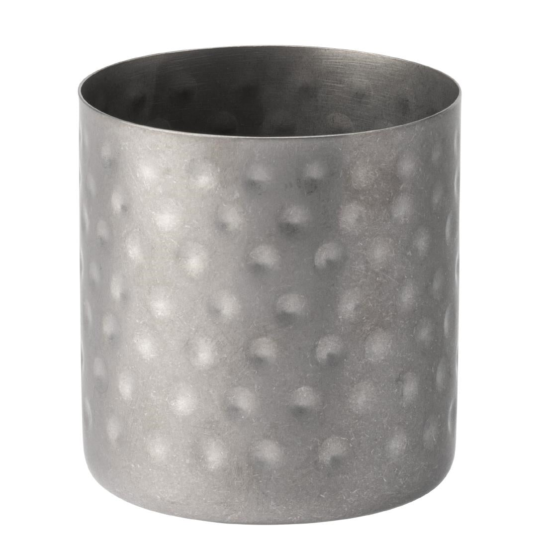 HX601 Utopia Vintage Steel Hammered Chip Cups 85mm (Pack of 12)
