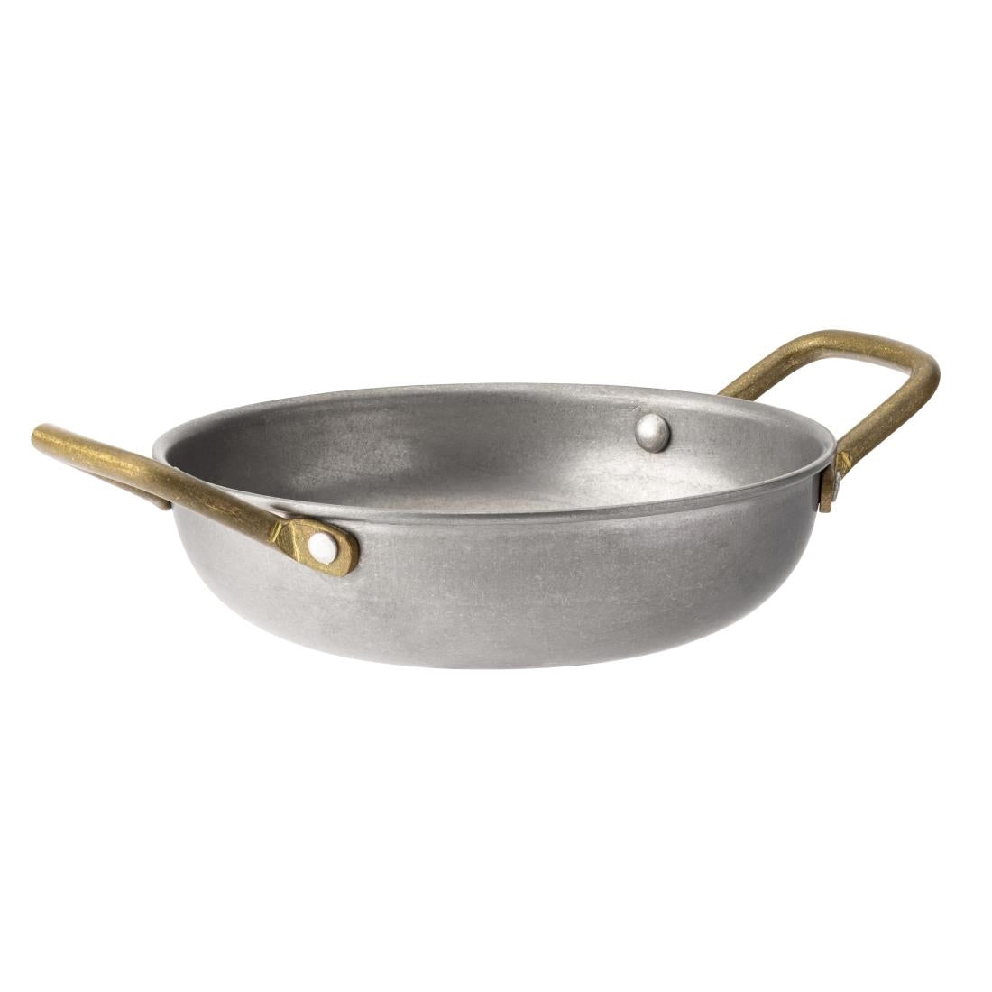 HX603 Utopia Vintage Brass Handled Dishes 150mm (Pack of 6)