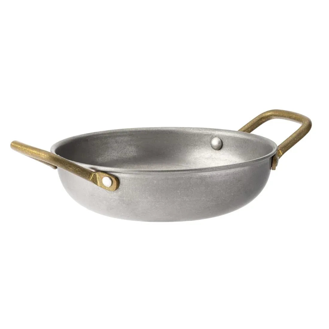 HX603 Utopia Vintage Brass Handled Dishes 150mm (Pack of 6)