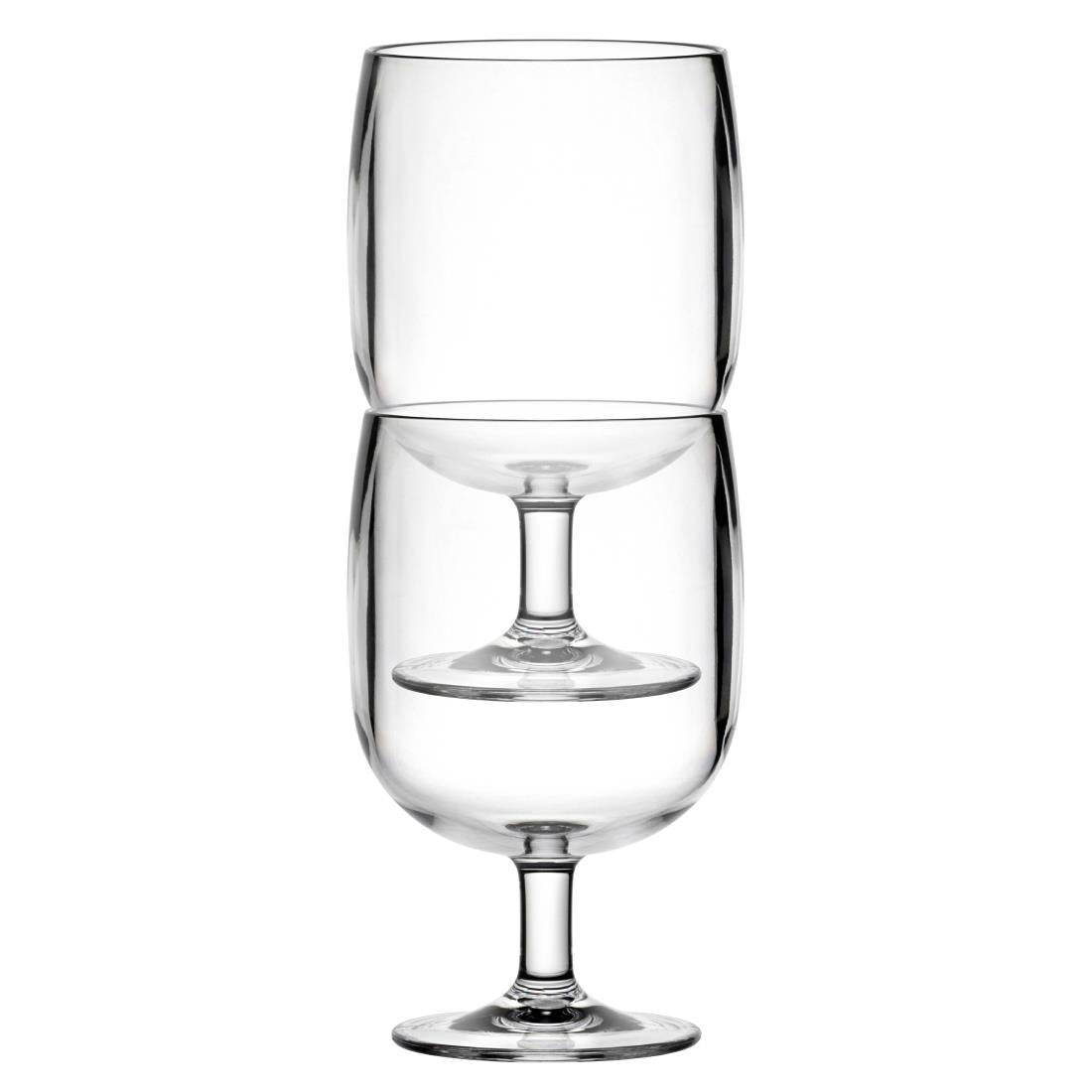 HX625 Utopia Eden Stacking Wine Glasses 360ml (Pack of 6)