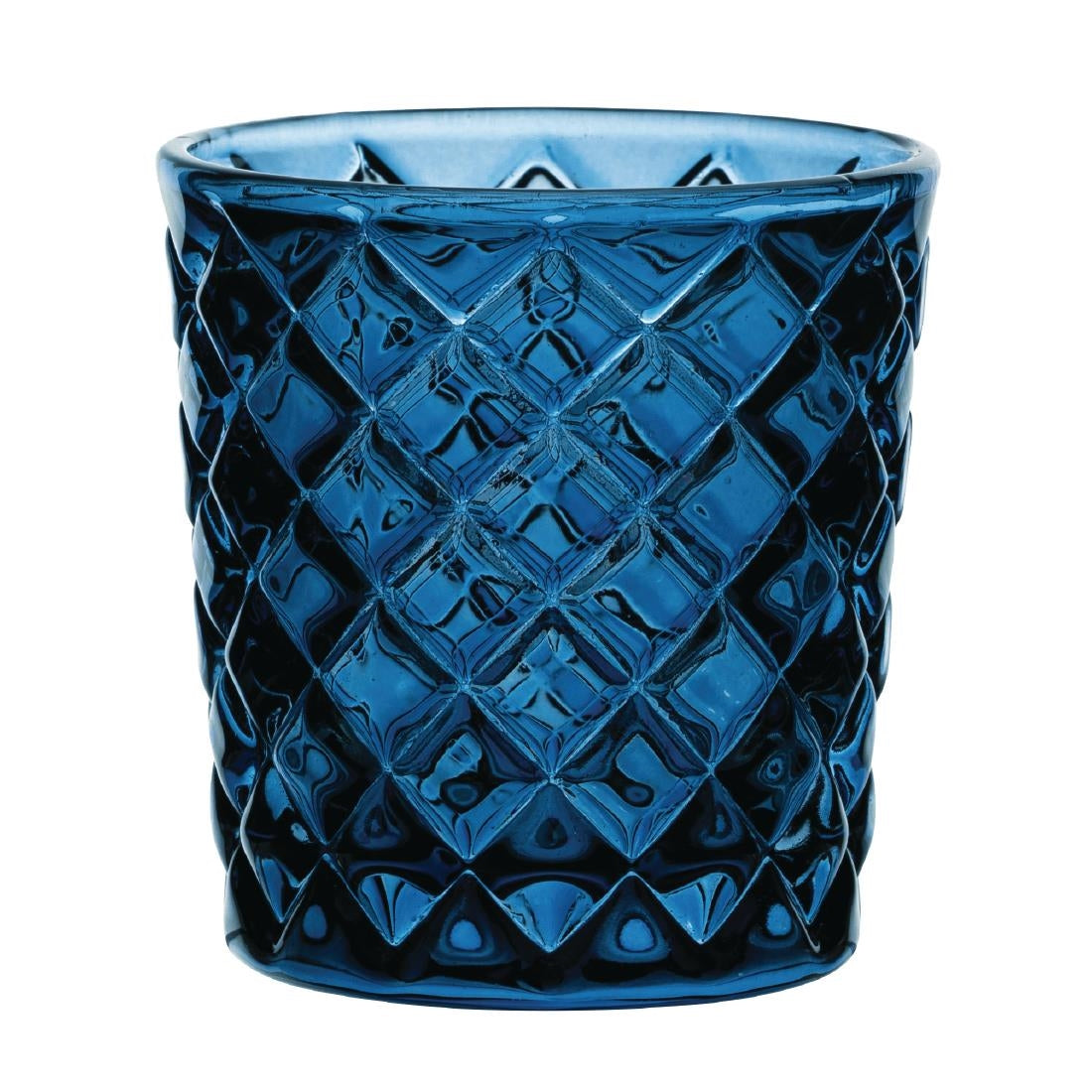 HX657 Utopia Criss Cross Blue Nightlight Holders (Pack of 12)