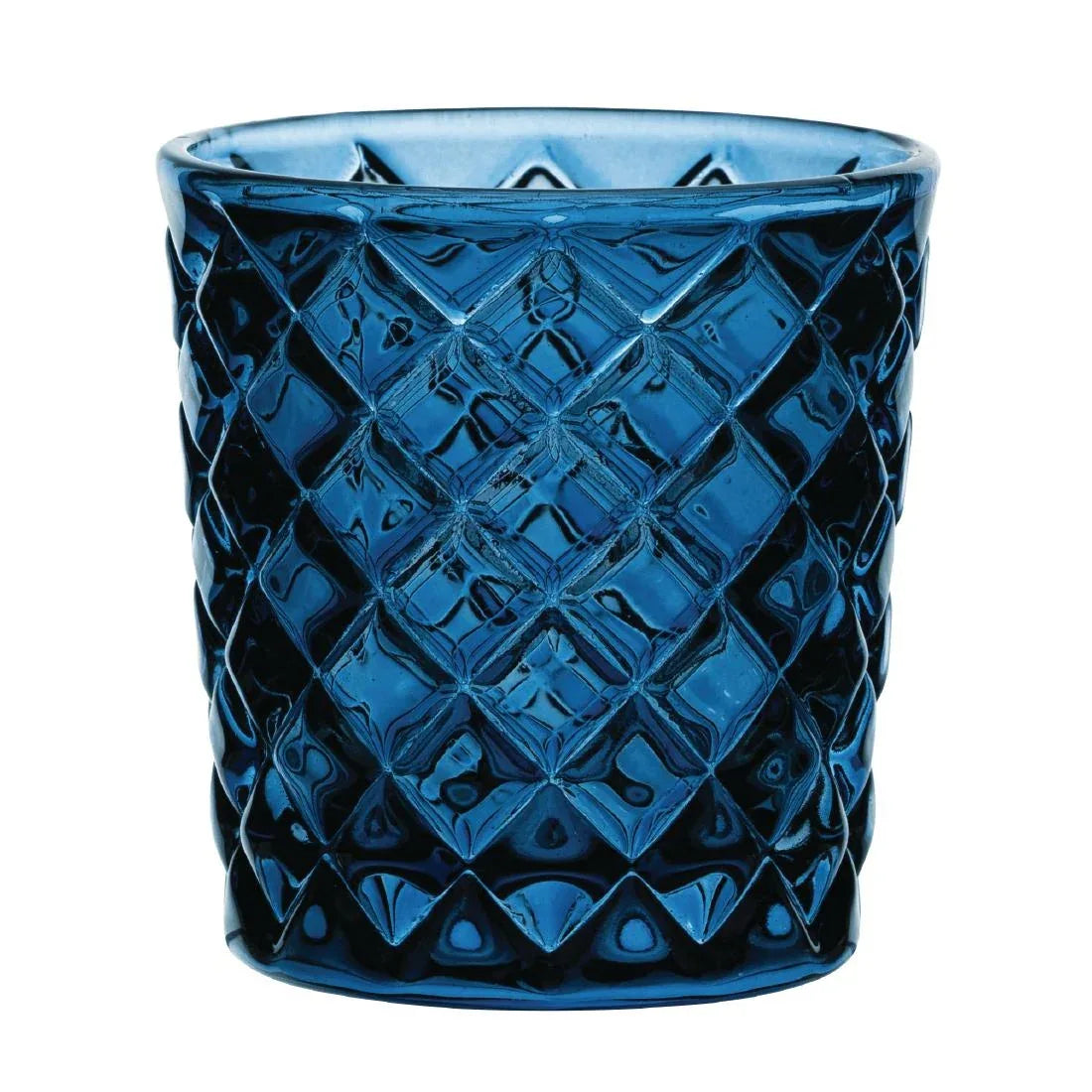 HX657 Utopia Criss Cross Blue Nightlight Holders (Pack of 12)
