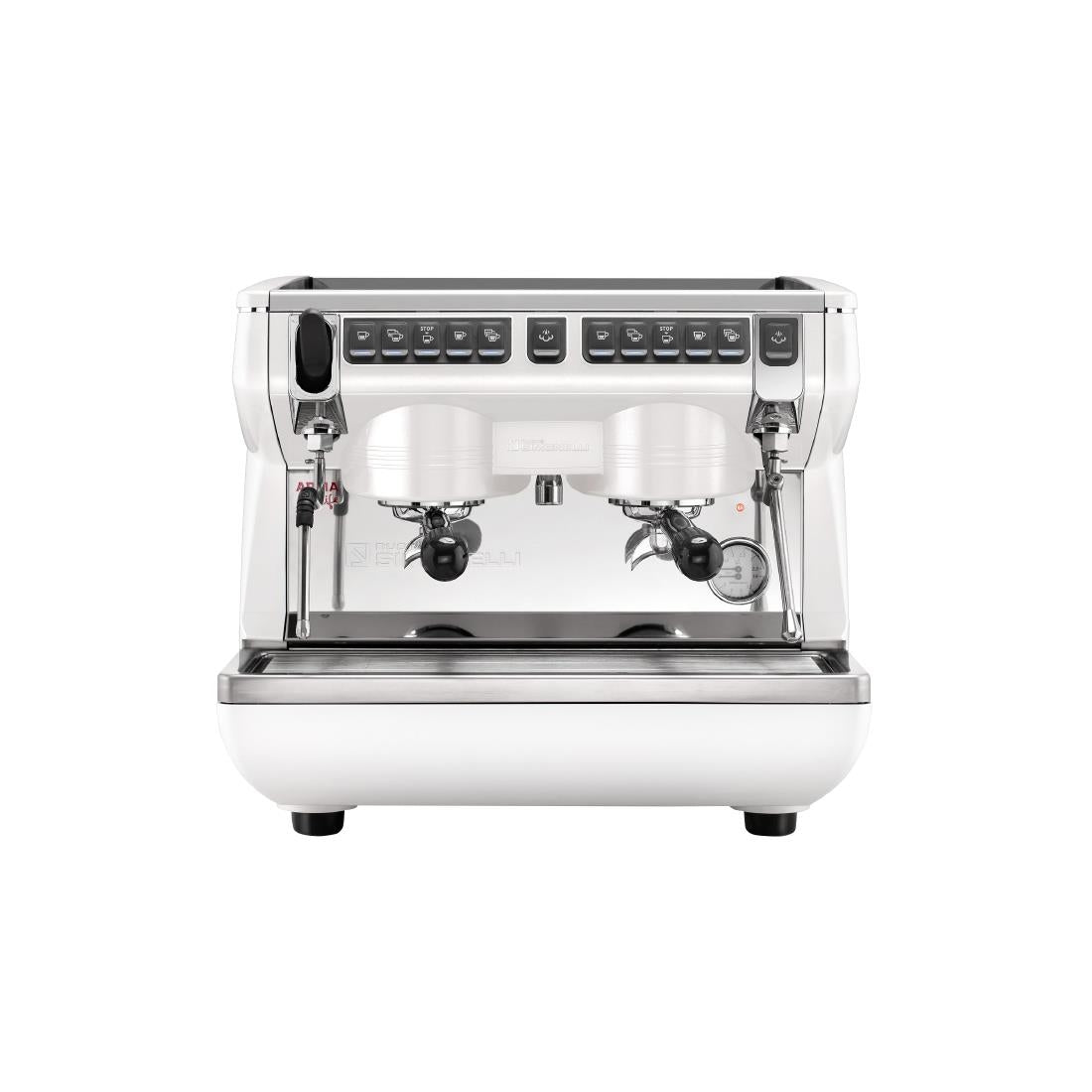HX754 Nuova Simonelli Appia Compact 2 Group Coffee Machine with Autosteam Wand White