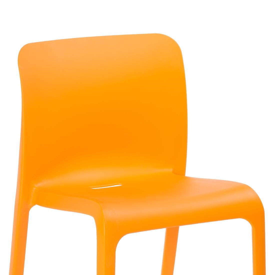 HX763 Origin POP Chair Deep Orange 480x500x790mm (Pack of 2)