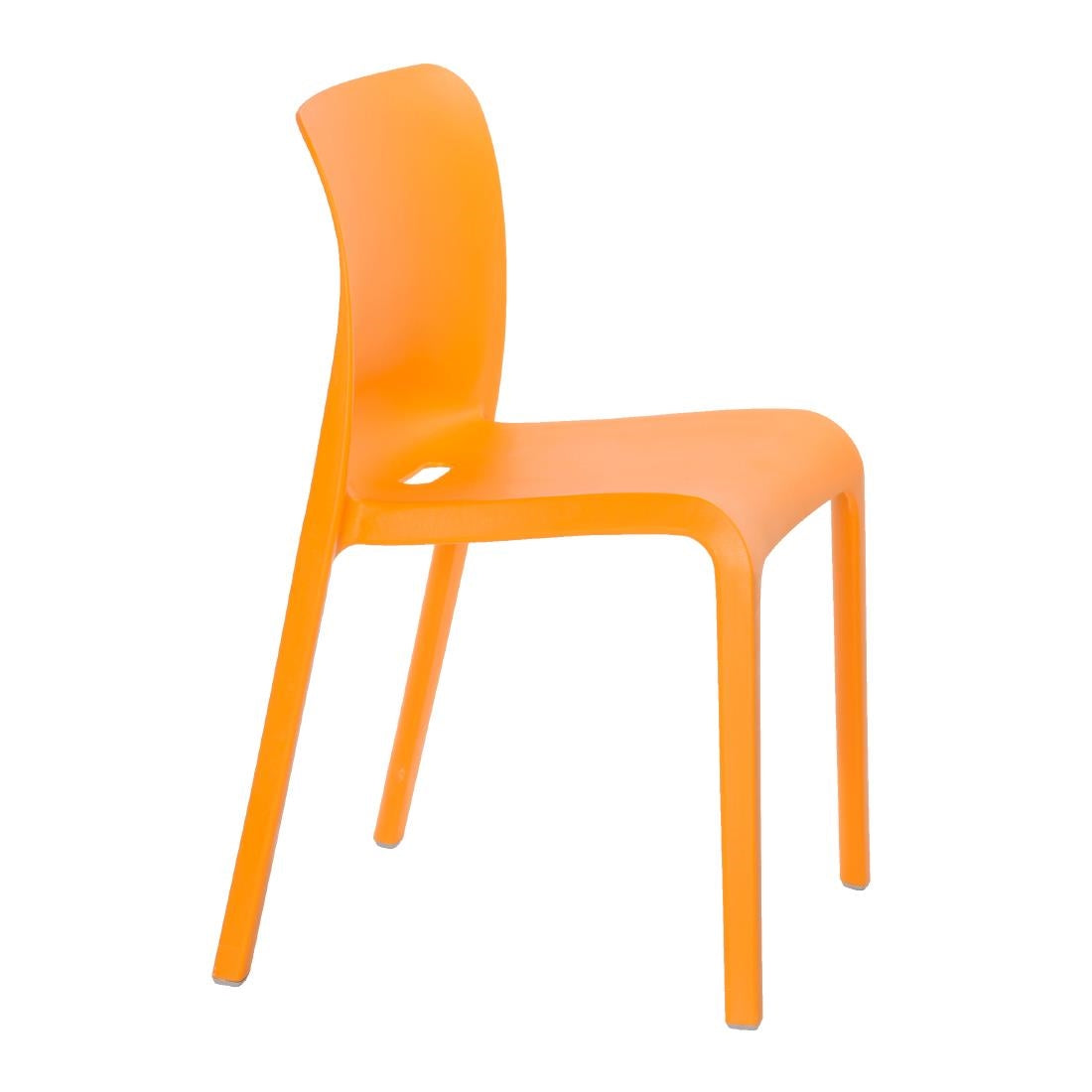 HX763 Origin POP Chair Deep Orange 480x500x790mm (Pack of 2)