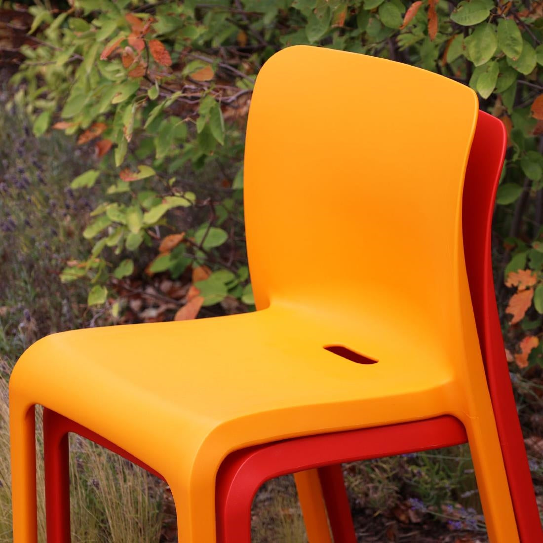 HX763 Origin POP Chair Deep Orange 480x500x790mm (Pack of 2)