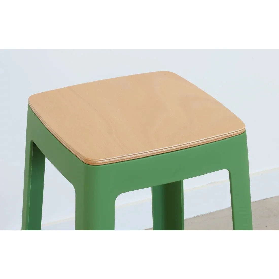 HX771 Origin Base Stool May Green 400x400x440mm (Pack of 2)