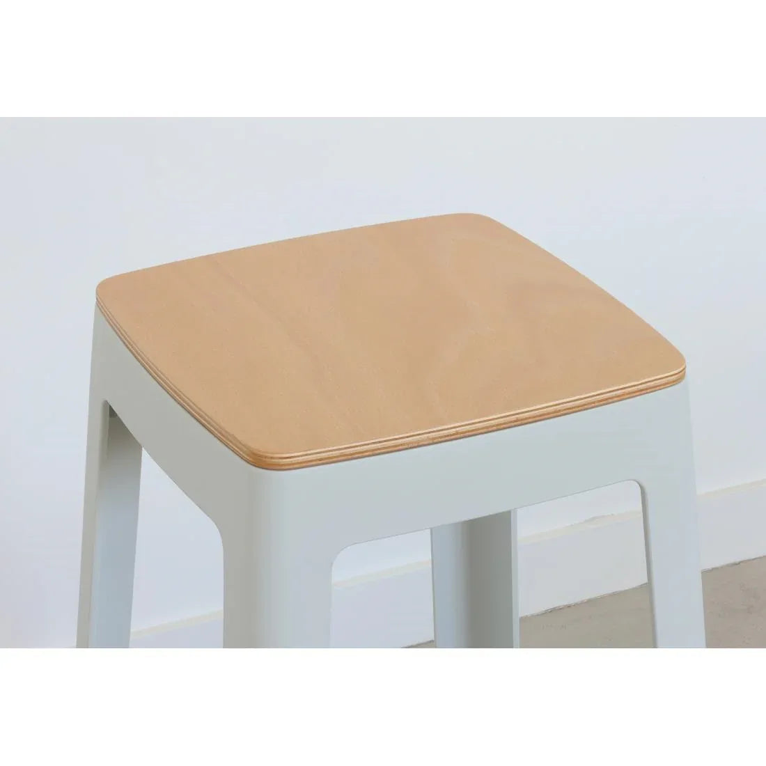 HX775 Origin Base Stool Light Grey 400x400x440mm (Pack of 2)