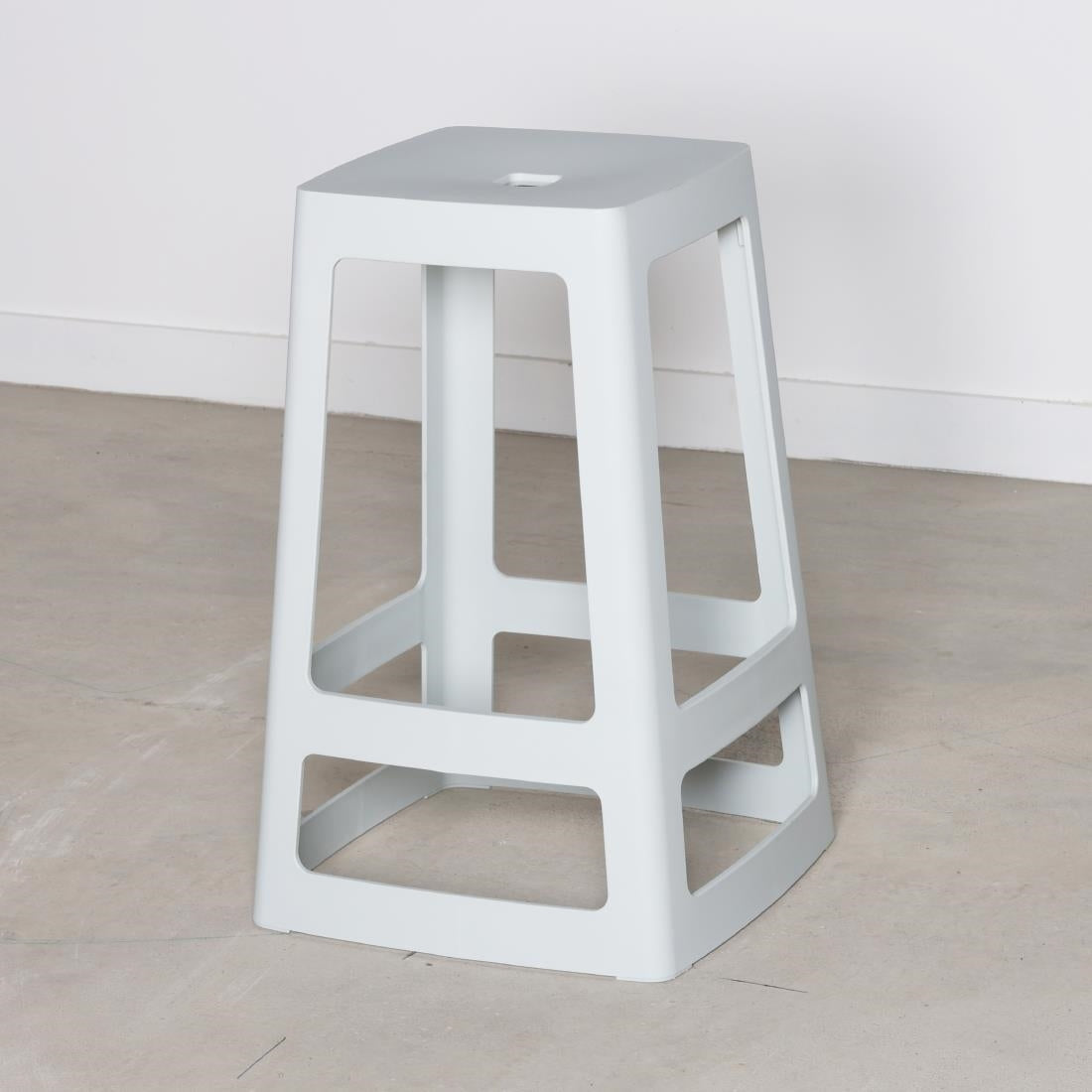 HX783 Origin Base Mid Stool Light Grey 430x430x560mm (Pack of 2)