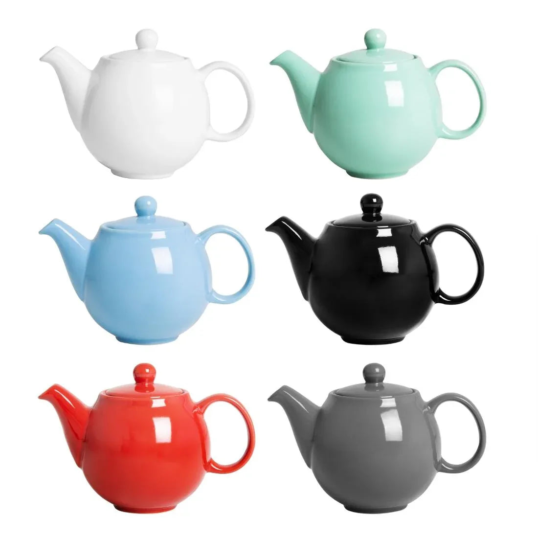 HX797 Olympia Café Teapot Charcoal - 450ml (Box 2)