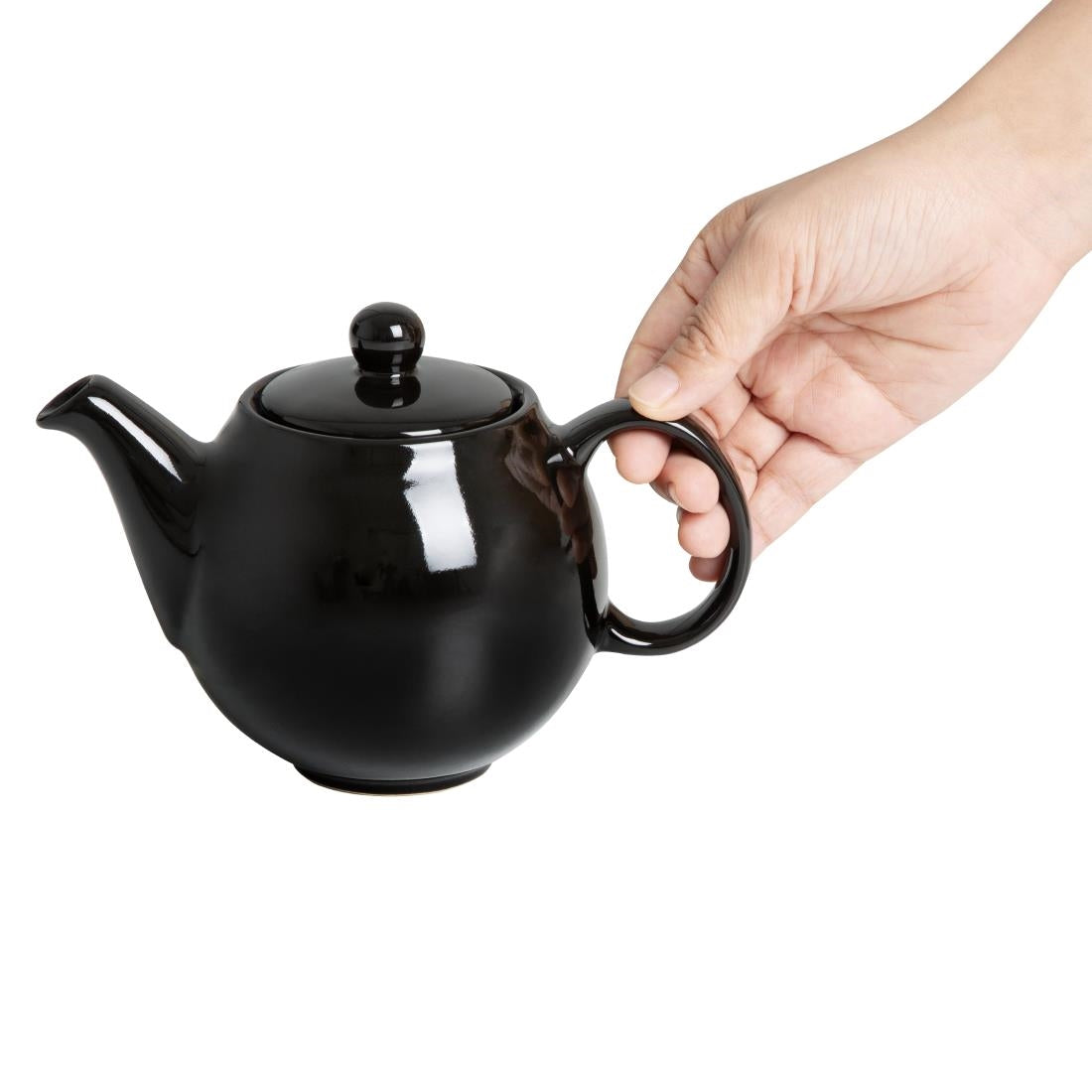 HX799 Olympia Café Teapot Black - 450ml (Box 2)