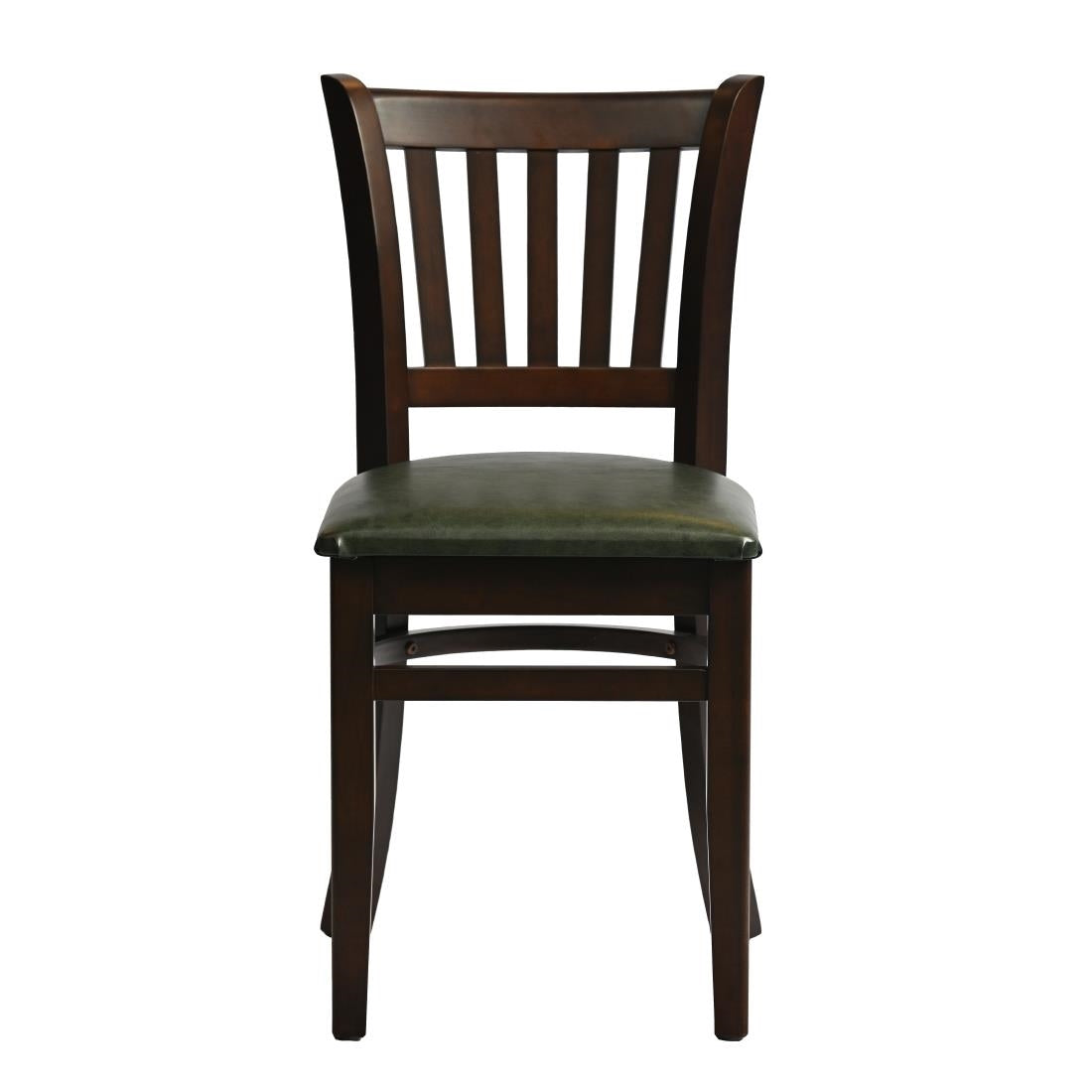 HX803 Manhattan Dining Chair in Dark Walnut with Bison Cedar Seat (Pack of 2)