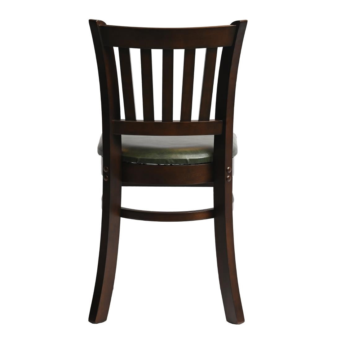 HX803 Manhattan Dining Chair in Dark Walnut with Bison Cedar Seat (Pack of 2)