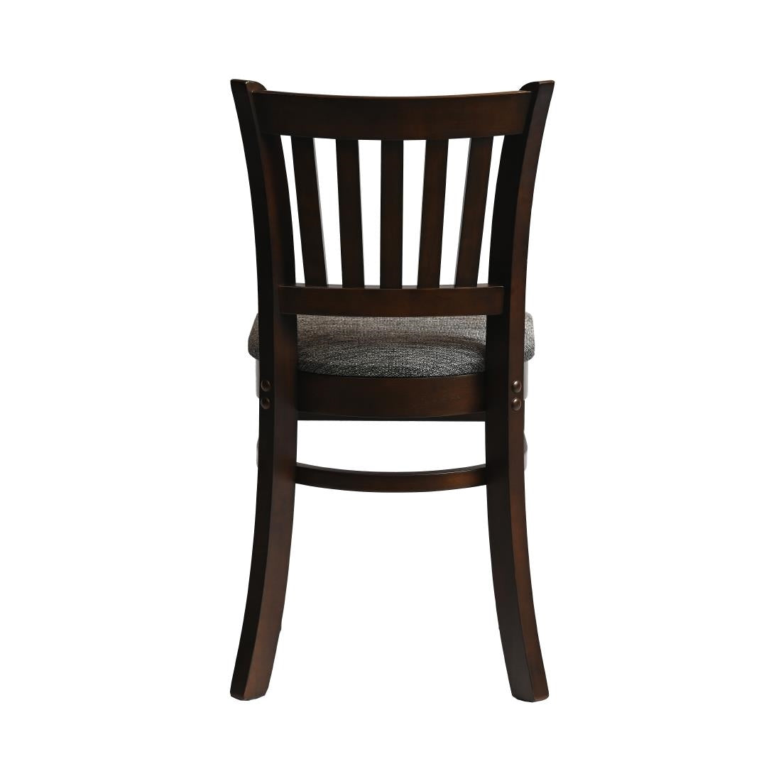 HX804 Manhattan Dining Chair in Dark Walnut with Shetland Smoke Seat (Pack of 2)