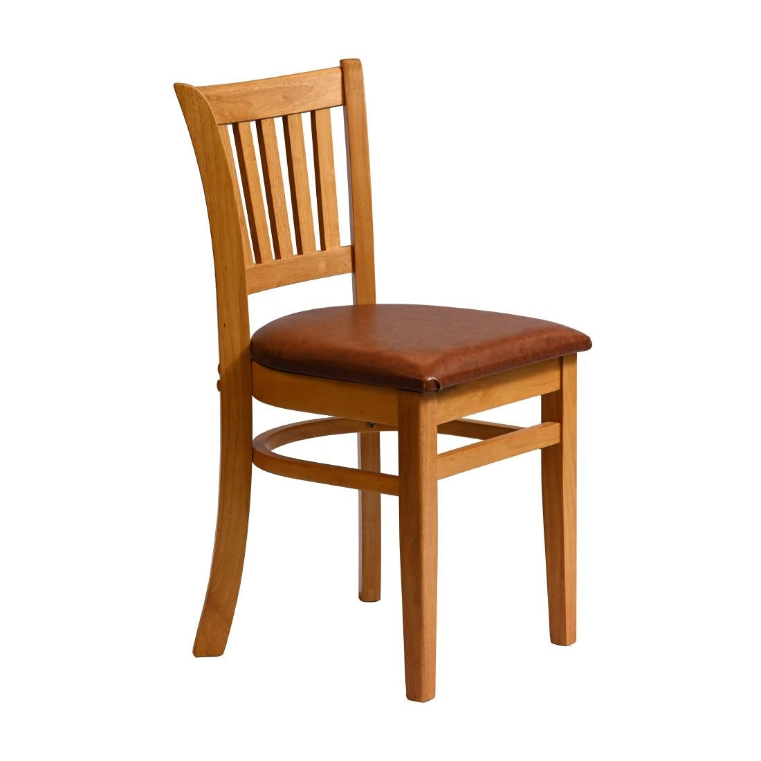 HX808 Manhattan Dining Chair in Soft Oak with Bison Tan Seat (Pack of 2)