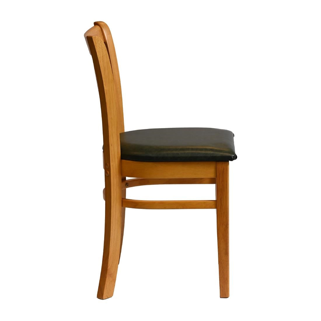 HX810 Manhattan Dining Chair in Soft Oak with Bison Cedar Seat (Pack of 2)