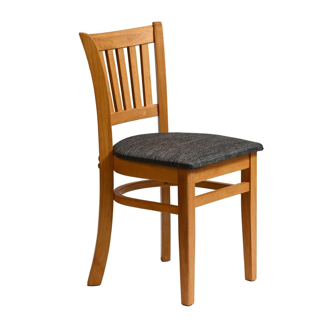 HX811 Manhattan Dining Chair in Soft Oak with Shetland Smoke Seat (Pack of 2)