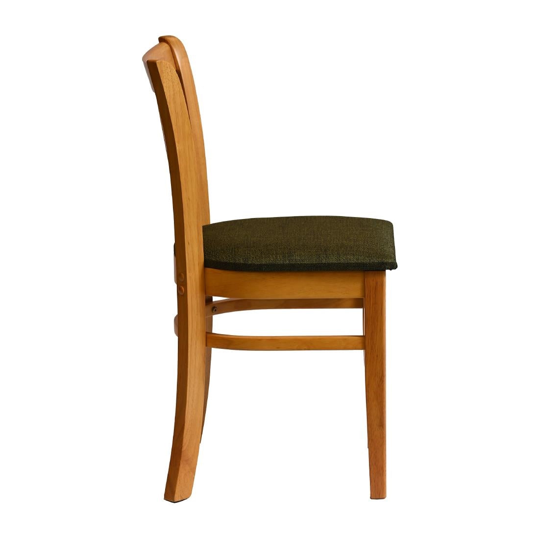 HX812 Manhattan Dining Chair in Soft Oak with Shetland Forest Seat (Pack of 2)