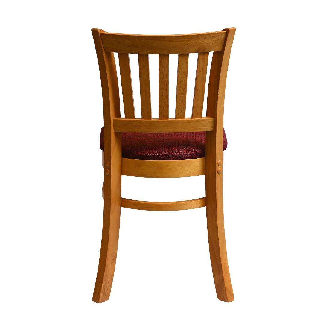 HX813 Manhattan Dining Chair in Soft Oak with Shetland Scarlett Seat (Pack of 2)
