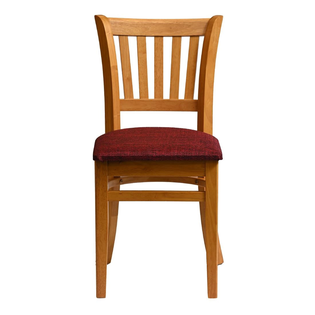 HX813 Manhattan Dining Chair in Soft Oak with Shetland Scarlett Seat (Pack of 2)