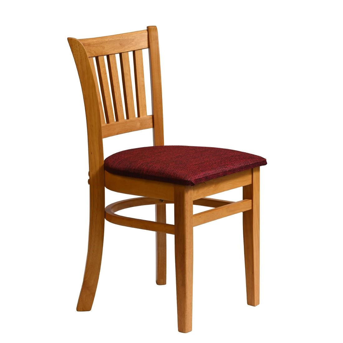 HX813 Manhattan Dining Chair in Soft Oak with Shetland Scarlett Seat (Pack of 2)