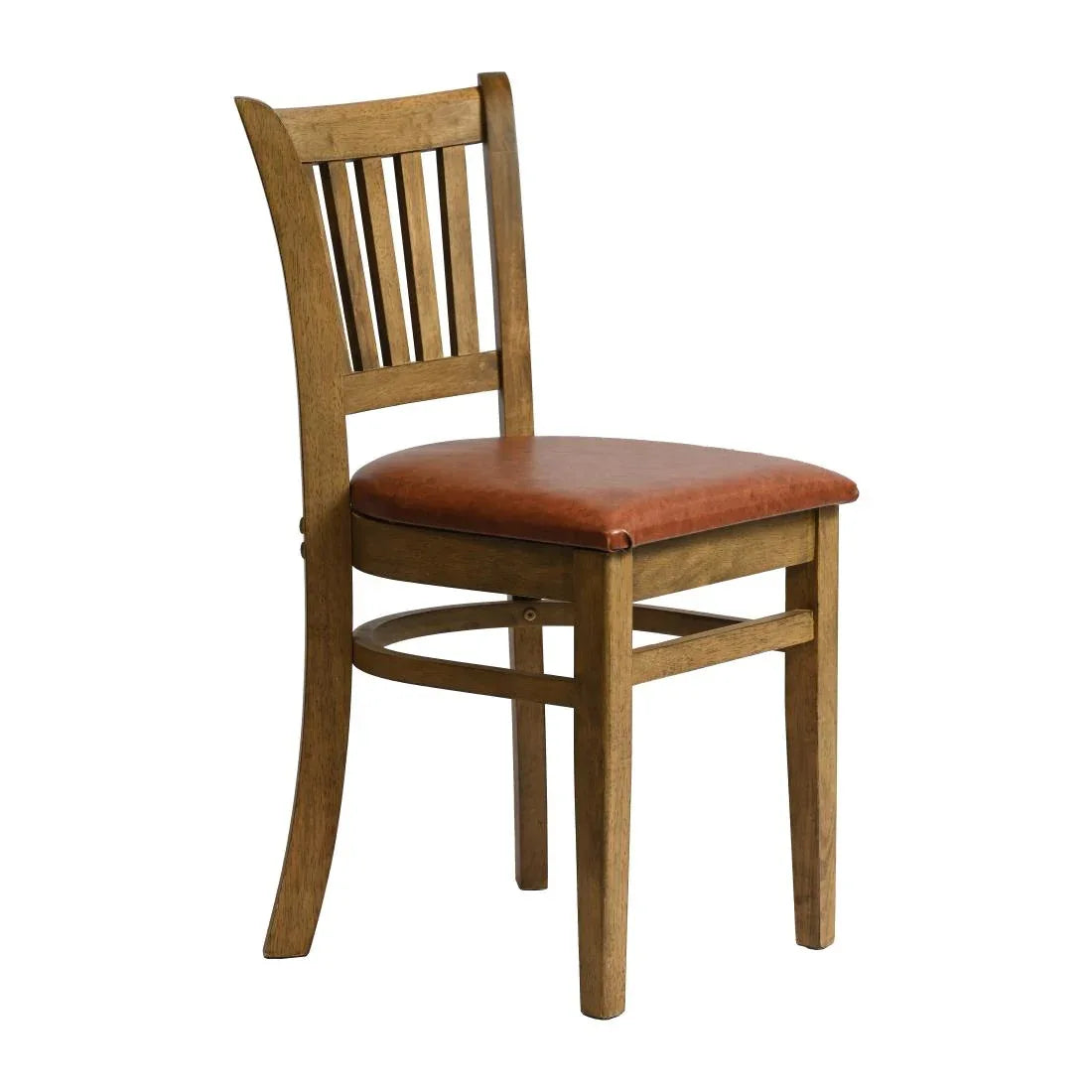 HX815 Manhattan Dining Chair in Weathered Oak with Bison Tan Seat (Pack of 2)