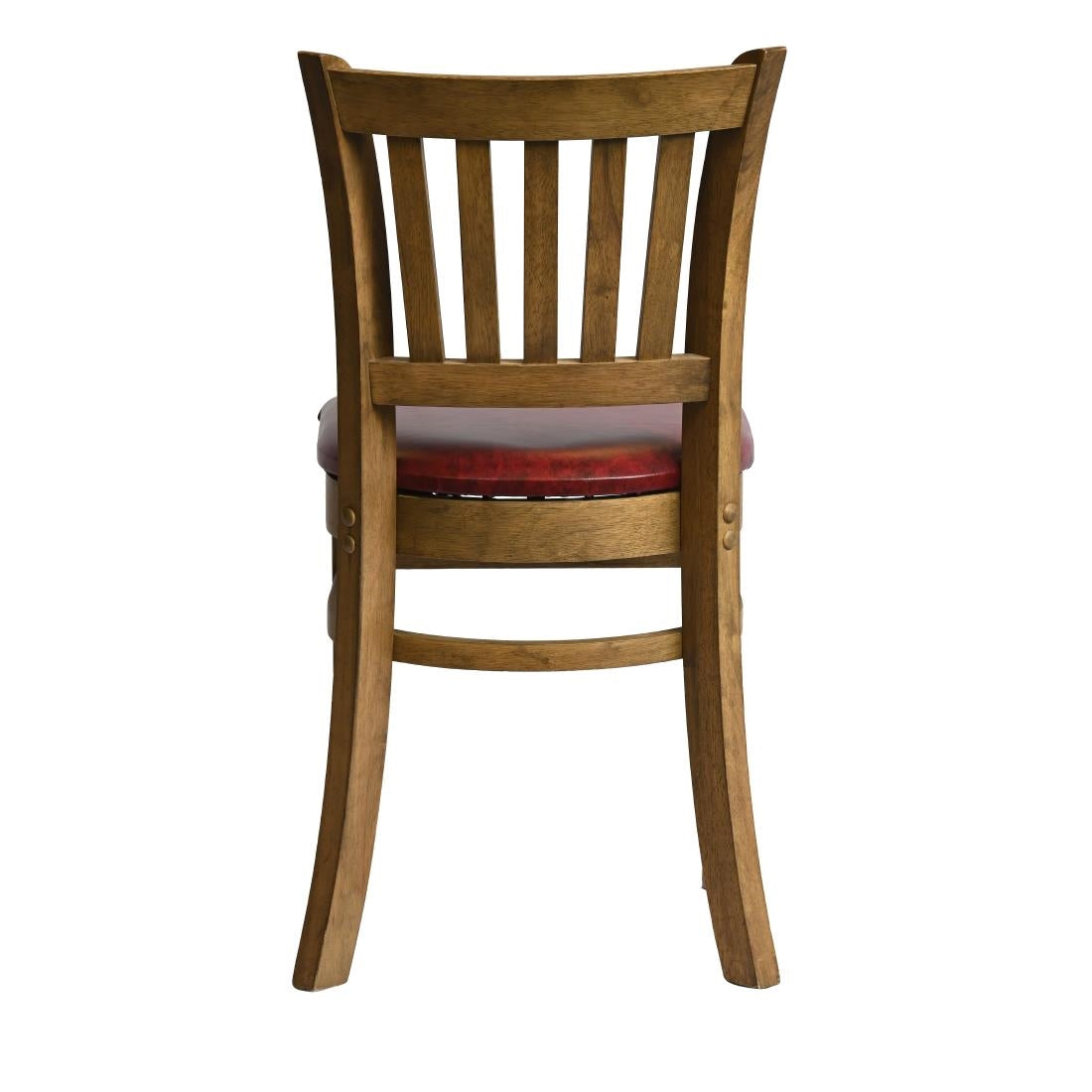 HX816 Manhattan Dining Chair in Weathered Oak with Bison Bordeaux Seat (Pack of 2)