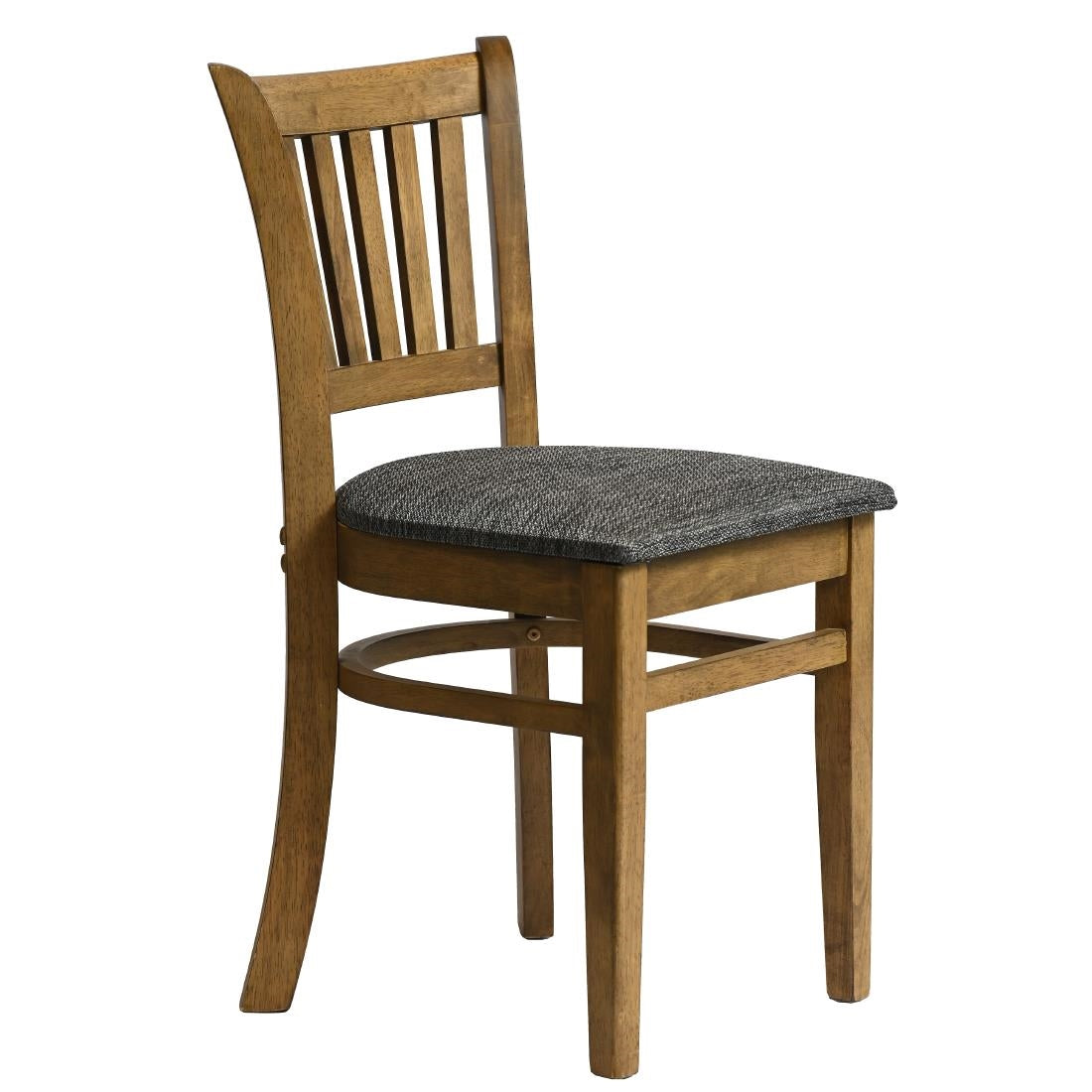 HX818 Manhattan Dining Chair in Weathered Oak with Shetland Smoke Seat (Pack of 2)