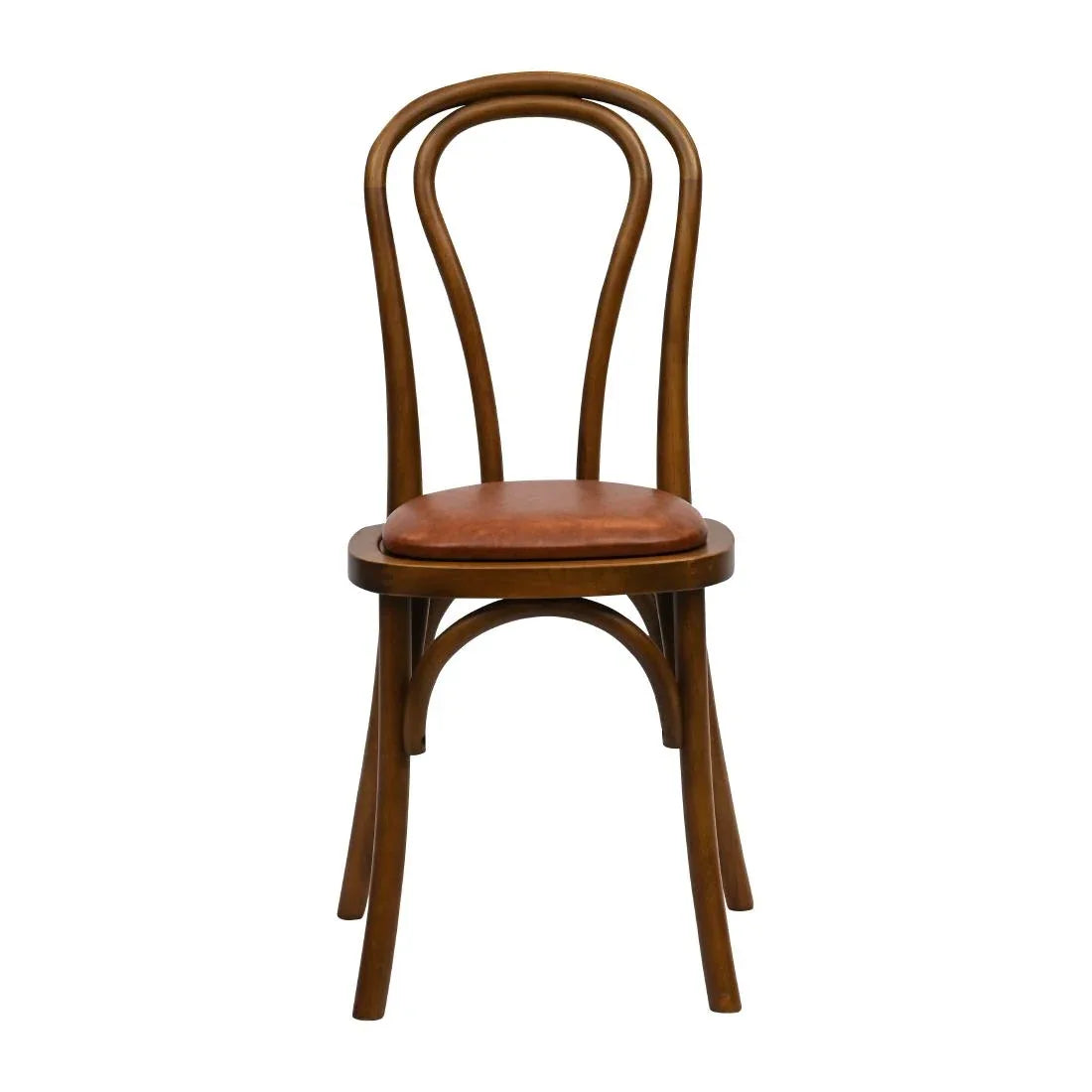 HX829 Hoop Back Dining Chair in Weathered Oak with Bison Tan Seat (Pack of 2)