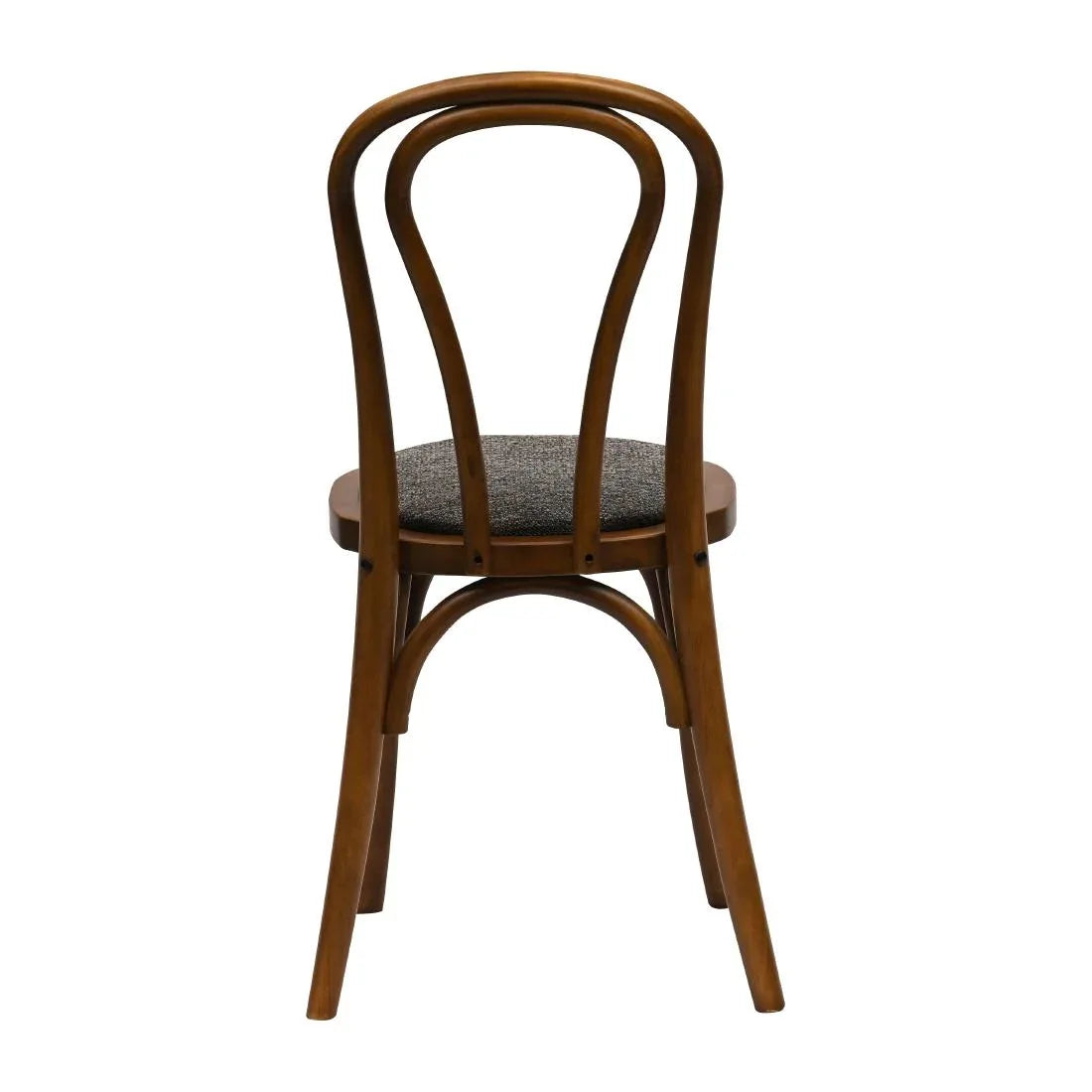 HX832 Hoop Back Dining Chair in Weathered Oak with Shetland Smoke Seat (Pack of 2)
