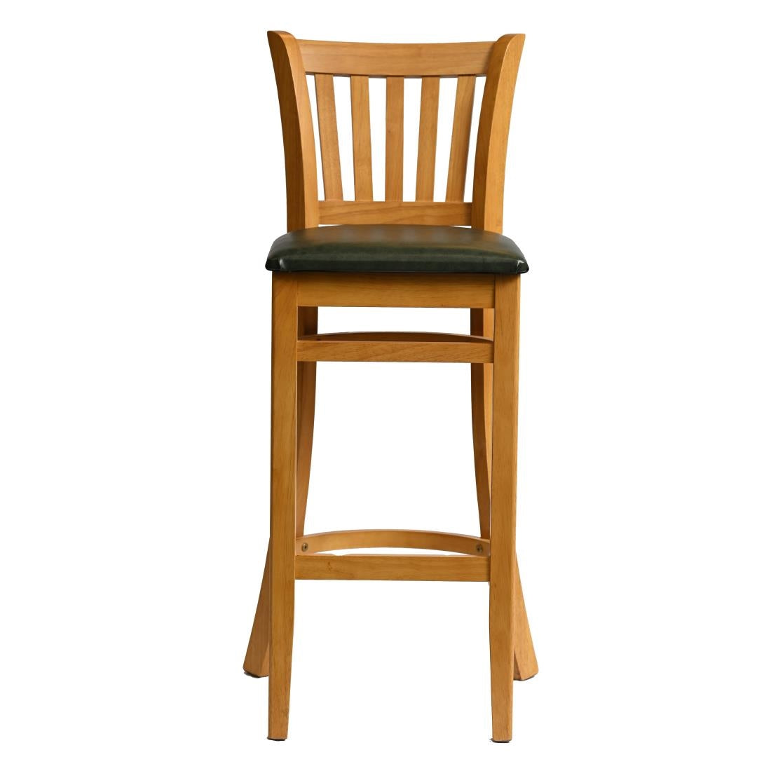 HX859 Manhattan Bar Chair in Soft Oak with Bison Cedar Seat