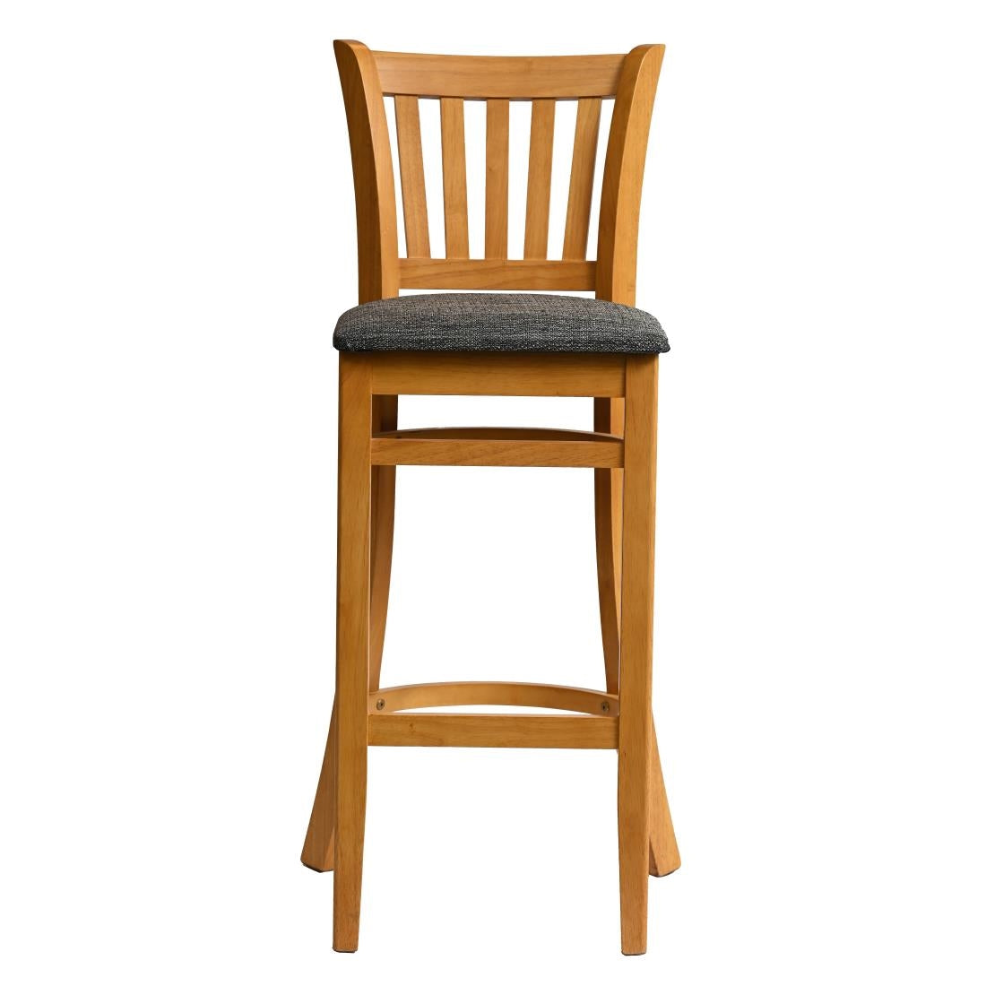 HX860 Manhattan Bar Chair in Soft Oak with Shetland Smoke Seat