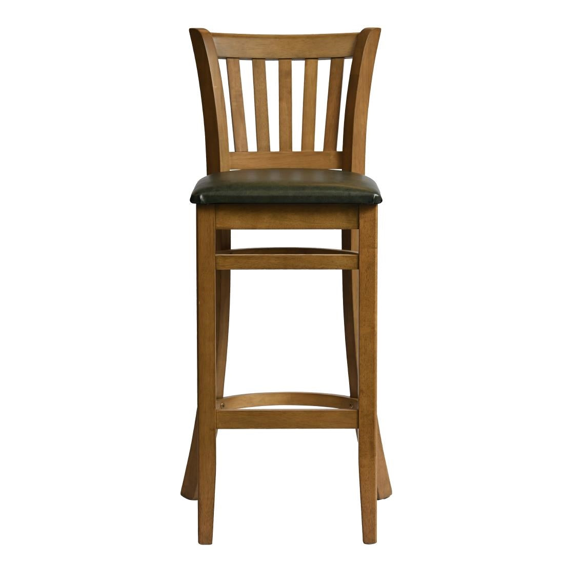 HX866 Manhattan Bar Chair in Weathered Oak with Bison Cedar Seat