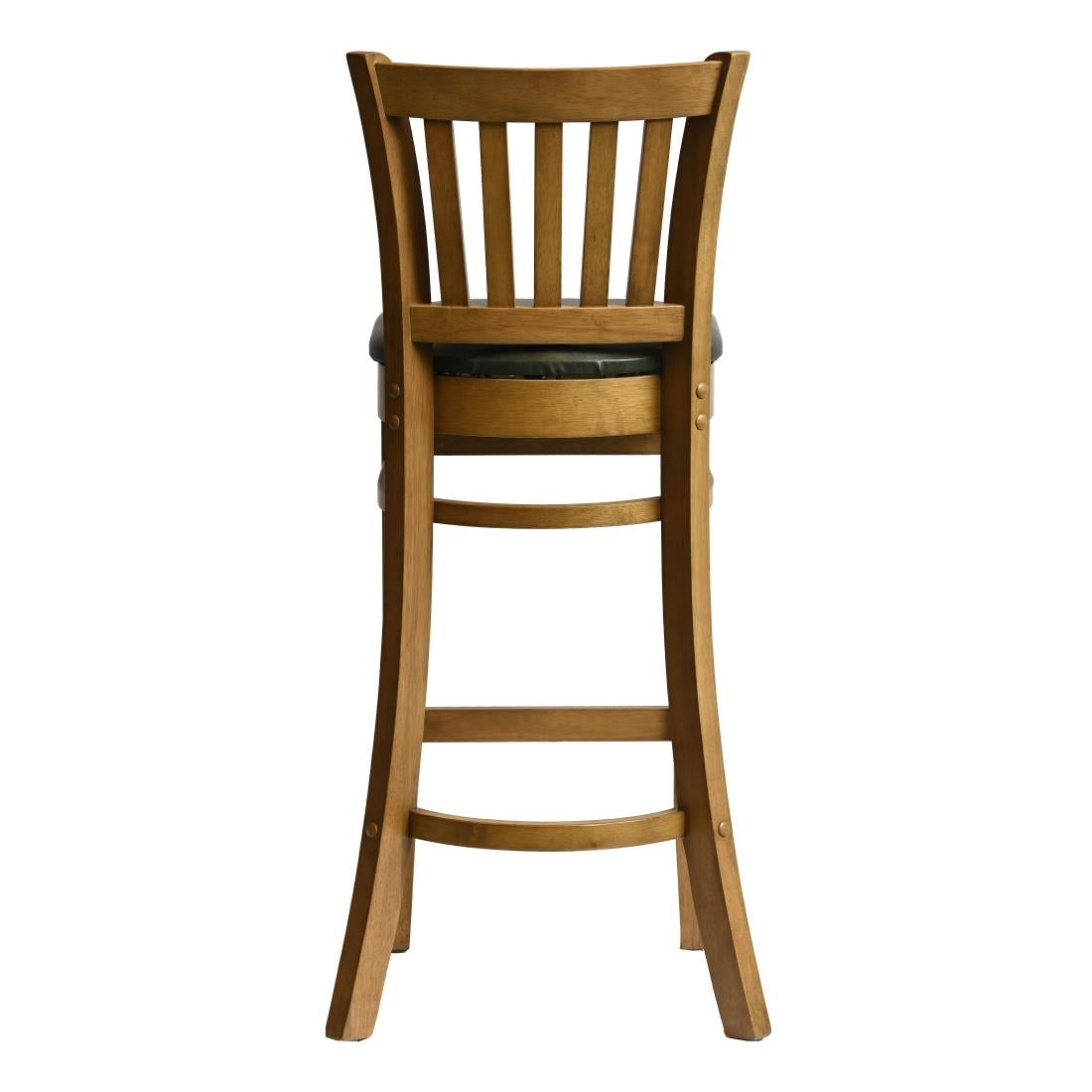 HX866 Manhattan Bar Chair in Weathered Oak with Bison Cedar Seat