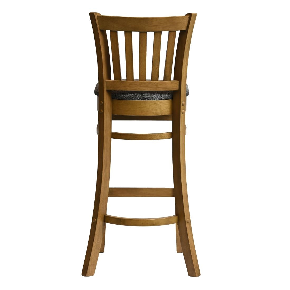 HX867 Manhattan Bar Chair in Weathered Oak with Shetland Smoke Seat