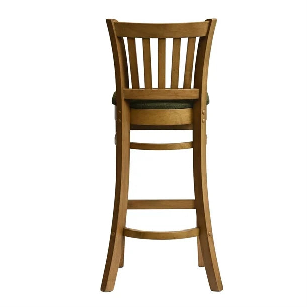 HX868 Manhattan Bar Chair in Weathered Oak with Shetland Forest Seat