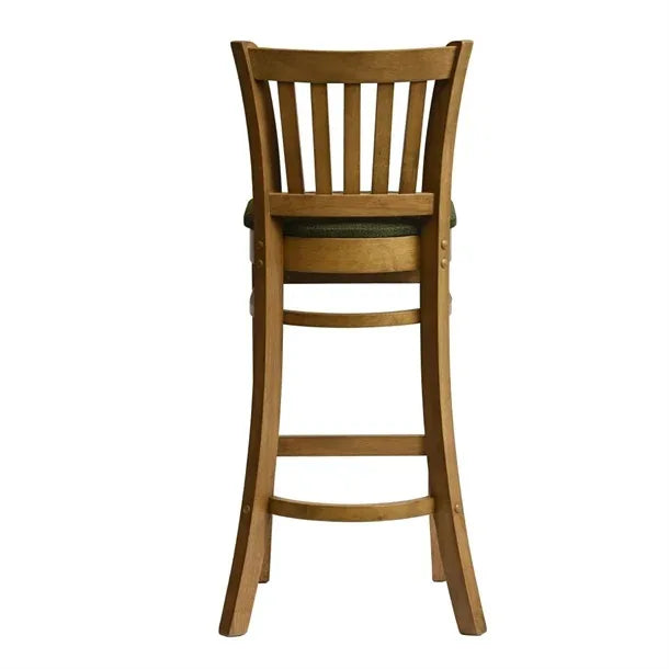 HX868 Manhattan Bar Chair in Weathered Oak with Shetland Forest Seat
