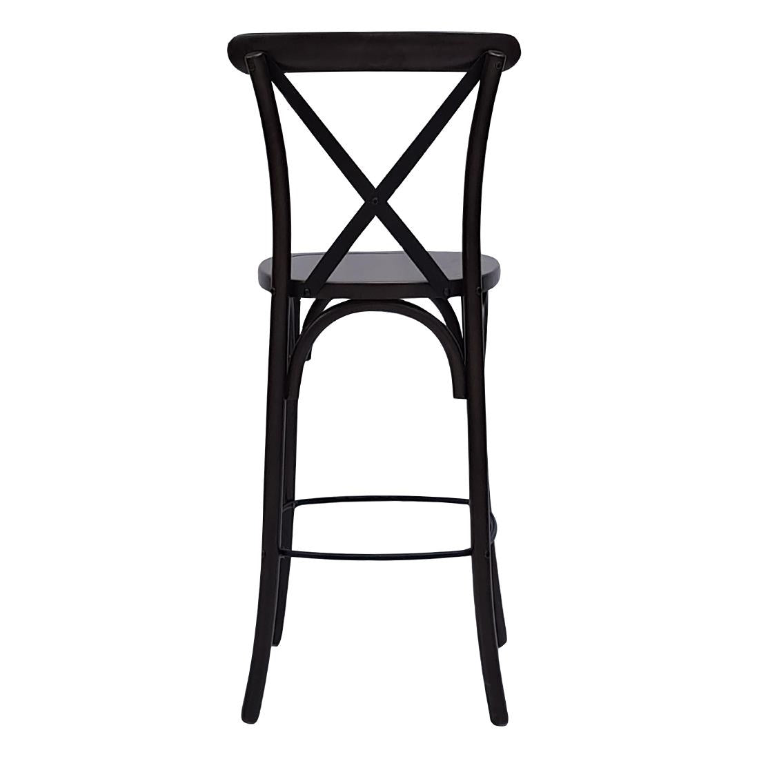 HX870 Bristol Bar Chair in Dark Walnut