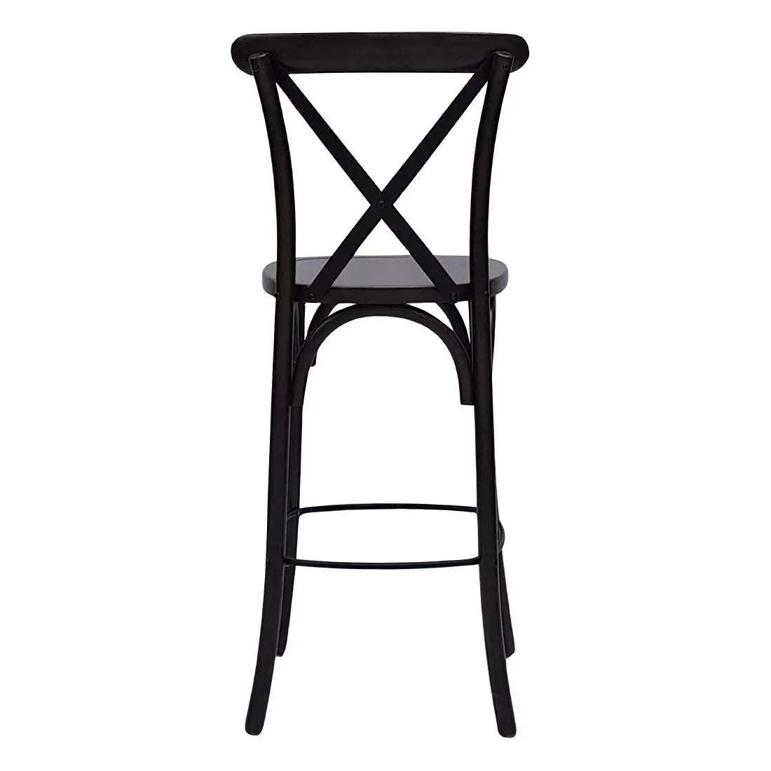 HX870 Bristol Bar Chair in Dark Walnut