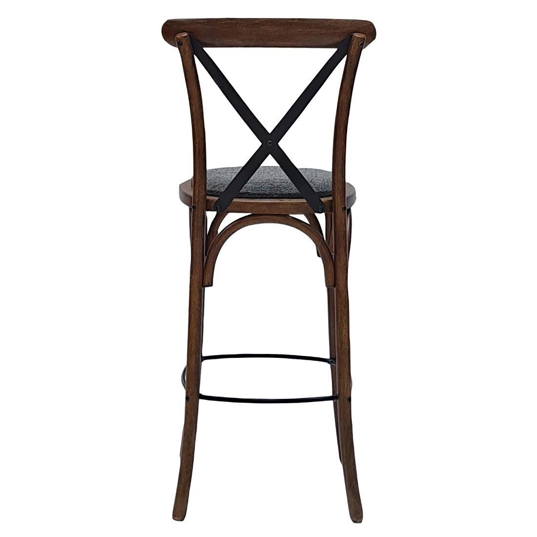 HX891 Bristol Bar Chair in Vintage with Shetland Smoke Seat