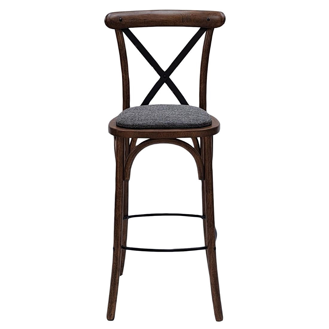 HX891 Bristol Bar Chair in Vintage with Shetland Smoke Seat