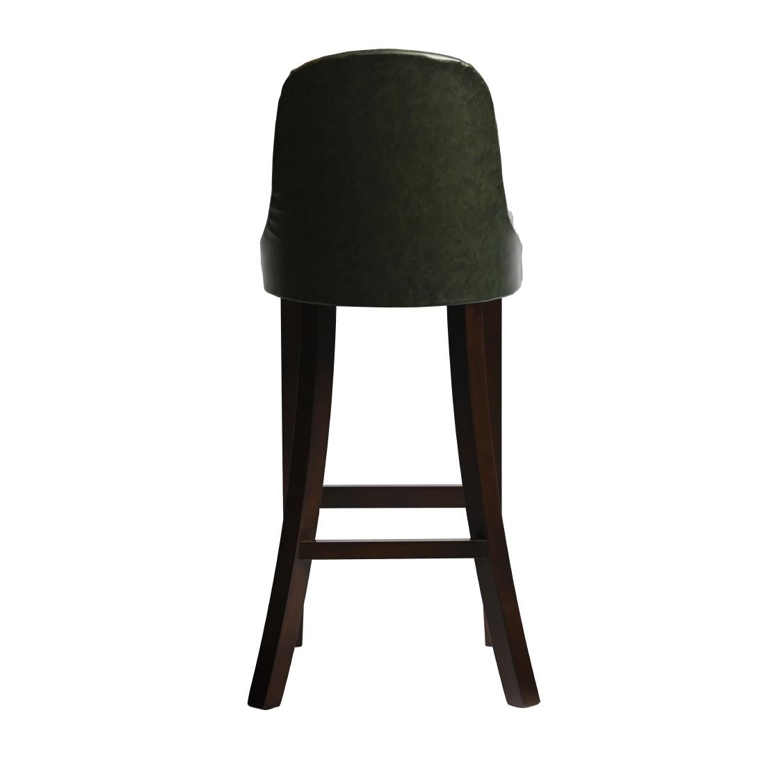 HX897 Kilsby Bar Chair in Dark Walnut with Bison Cedar Seat