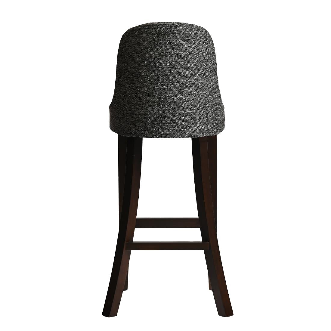 HX898 Kilsby Bar Chair in Dark Walnut with Shetland Smoke Seat