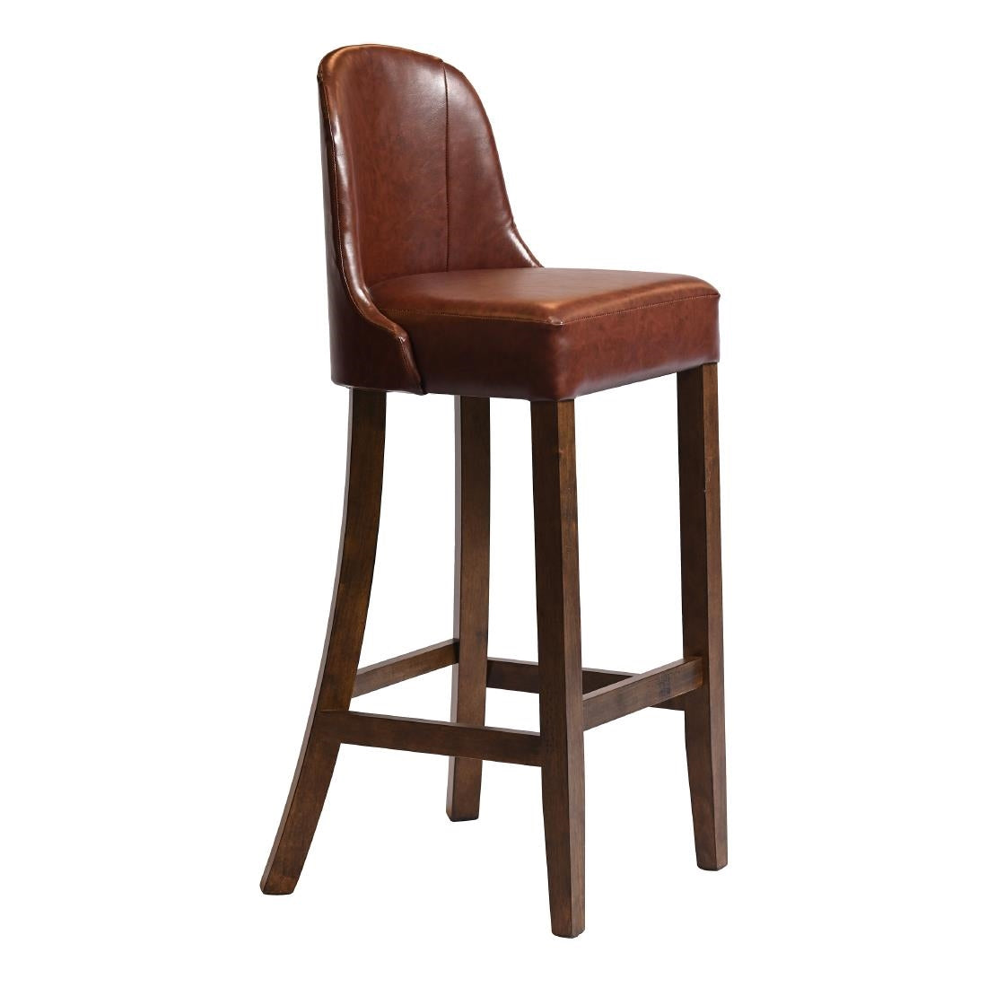HX901 Kilsby Bar Chair in Vintage with Bison Espresso Seat