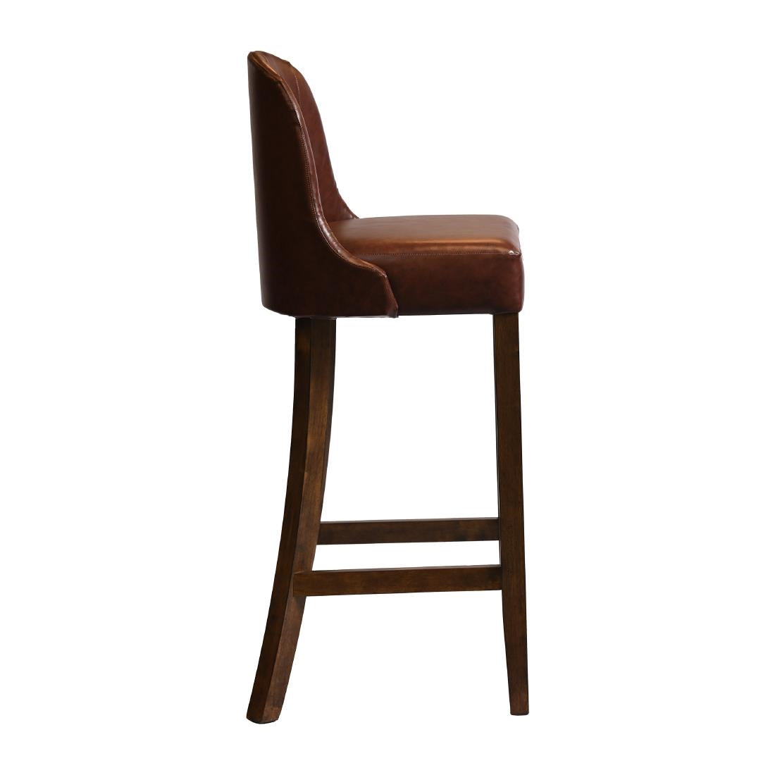 HX901 Kilsby Bar Chair in Vintage with Bison Espresso Seat
